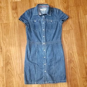 Tommy Hilfiger Denim Jean Dress w Front Pockets